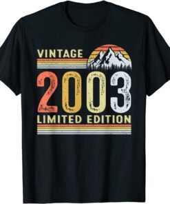 Vintage 2003 Limited Edition 19th Birthday 19 Year Old Tee Shirt