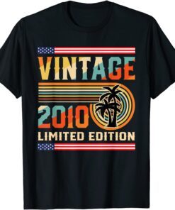 Vintage 2010 Limited Edition 12th Birthday 12 Year Old Tee Shirt