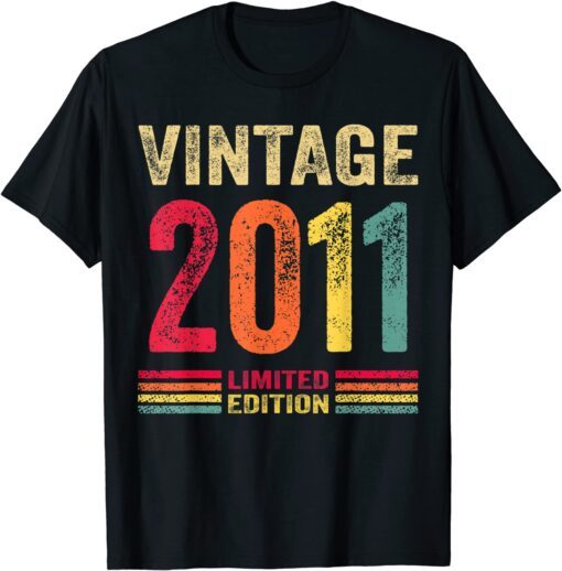 Vintage 2011 Limited Edition 11th Birthday 11 Year Old Tee Shirt