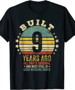 Vintage 2013 Limited Edition 9th Birthday 9 Year Old Tee Shirt