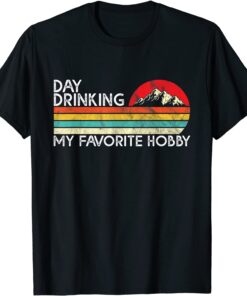 Vintage Retro Beer Lovers Day Drinking My Favorite Hobby T-Shirt