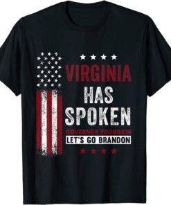 Virginia Has Spoken Glenn Youngkin Let's Go Brandon Tee Shirt