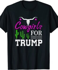 Western Country Rodeo Cowgirls for Trump T-Shirt