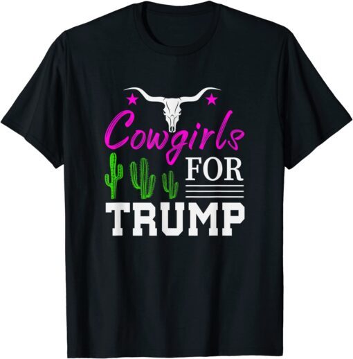 Western Country Rodeo Cowgirls for Trump T-Shirt