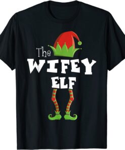 Wifey Elf Xmas Pajama T-Shirt