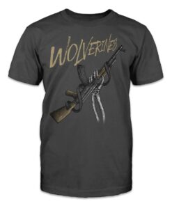 Wolverines Aren't About To Stand Down Without A Fight Tee Shirt