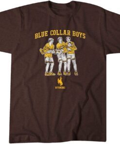 Wyoming Basketball: Blue Collar Boys Tee Shirt