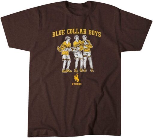Wyoming Basketball: Blue Collar Boys Tee Shirt