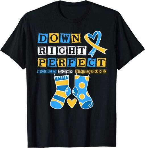 21 March World Down Syndrome Day Awareness Socks Tee Shirt