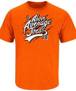 Above Average Joes (9) (28) Cincinnati Football Football Tee Shirt