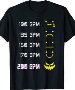 Acid House EDM Techno Party Festival DJ Uptempo 200BPM Rave Tee Shirt