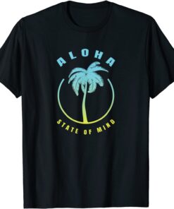 Aloha Hawaii Palm Tree - Feel the Aloha Hawaiian Spirit Tee Shirt