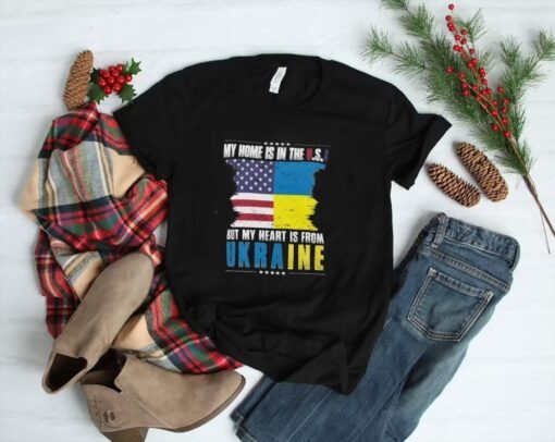 Stop War American Grown Ukrainian American from Ukraine T-Shirt