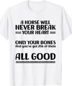 Animal Horseback Riding Horseshoe Farm Race Horse Tee Shirt