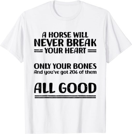 Animal Horseback Riding Horseshoe Farm Race Horse Tee Shirt