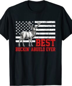 Best Buckin Abuelo Ever Deer Hunting Fathers Day Tee Shirt