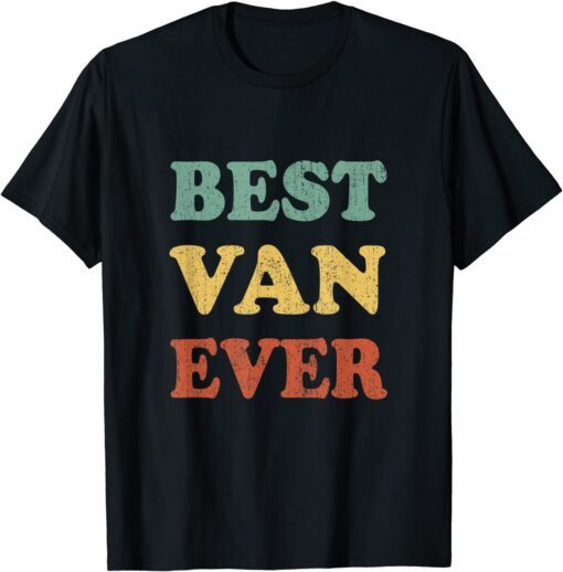 Best Van Ever Personalized First Name Van Tee Shirt