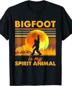 Bigfoot Is My Spirit Animal Sasquatch Tee Shirt