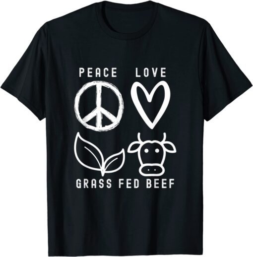 Biohacking Grass Fed Beef Ketosis Keto Butter Bacon Biohack Tee Shirt