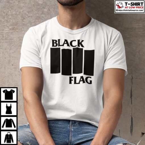 Black Flag John Goodman Tee Shirt