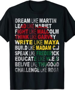 Black History Month African American Country Celebration Tee Shirt