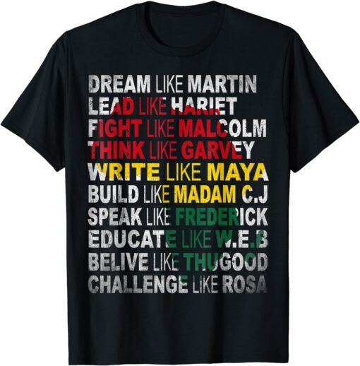 Black History Month African American Country Celebration Tee Shirt