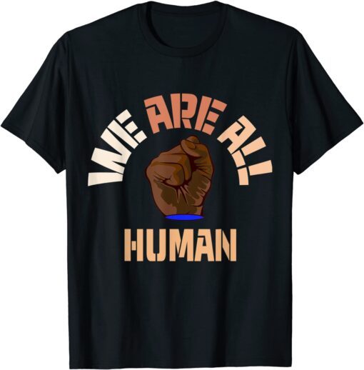 Black History is American History - We Are All Human - BHM Tee Shirt