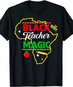 Black Teacher Magic Teacher Black History Month Tee Shirt