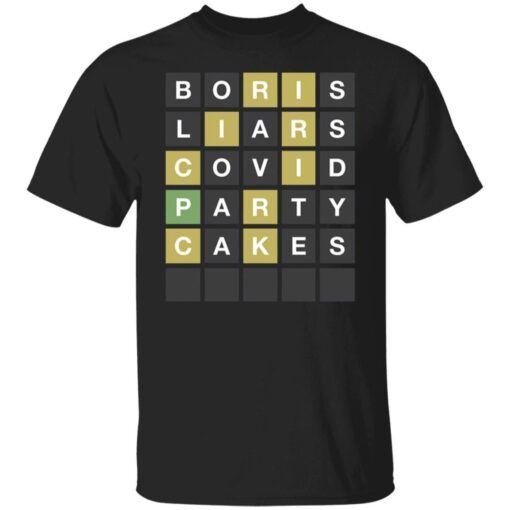 Boris Liars Covid Party Cakes Tee Shirt