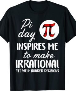 Buffalo Plaid Pi Symbol Pi Day Inspires Me Math Lover Tee Shirt