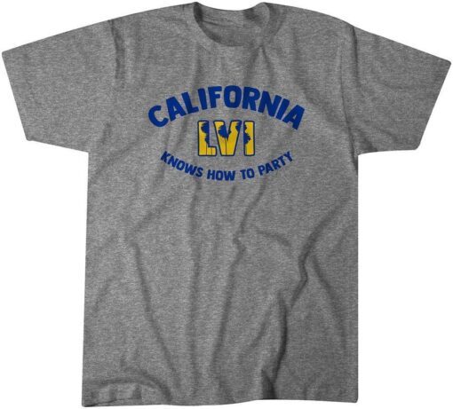 California Knows How To Party Tee Shirt