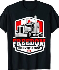 Canada Flag Freedom Convoy 2022 Tee Shirt