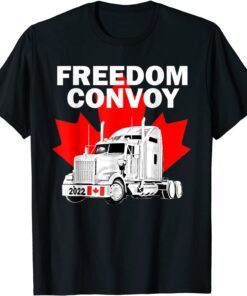 Canada Freedom Convoy 2022 Canadian Trucker Rule Ottawa Tee Shirt