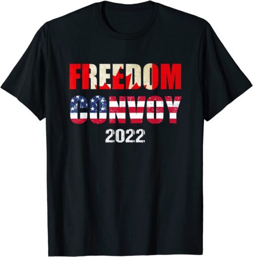 Canada Freedom Convoy 2022 Support Canadian Truckers T-Shirt