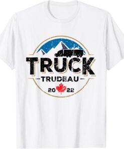 Canada Freedom Convoy 2022 Truck Trudeau Canadian Truckers Tee Shirt