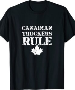 Canadian Truckers Rule Freedom Convoy 2022 T-Shirt