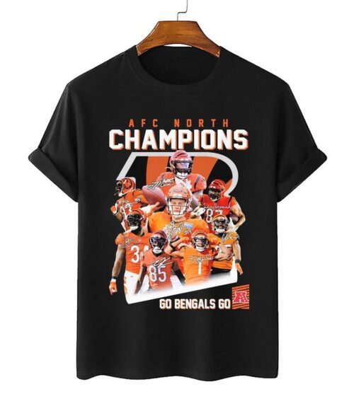 Cincinnati Bengals 2022 Champion AFC North Division Tee shirt