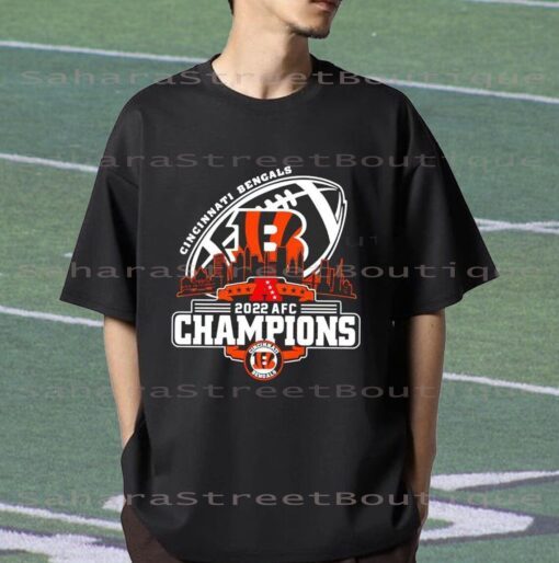 Cincinnati Bengals Champions Football AFC Super Bowl 2022 Shirt