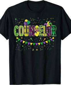 Counselor Teacher Mardi Gras Family Matching Outfit Tee Shirt