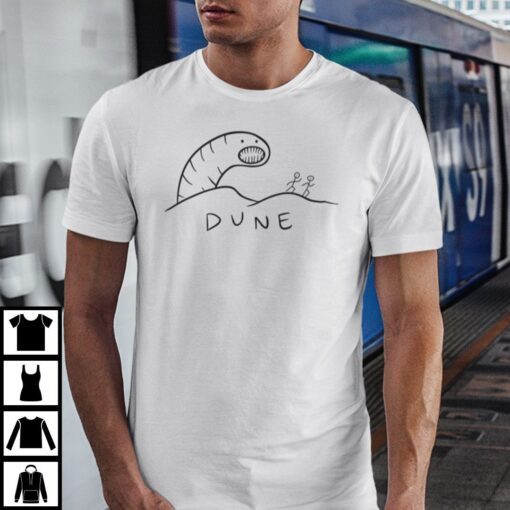 Dune Sandworm Planet Dune Tee Shirt