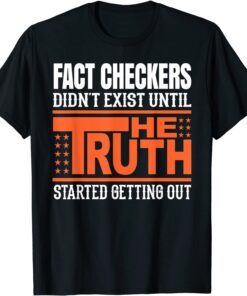 Fact Checker Conservative Gag Anti-Liberal USA Patriot Tee Shirt