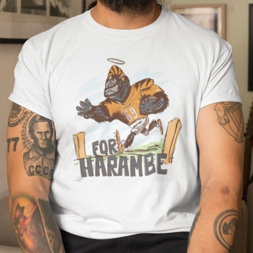 For Harambe Cincinnati Bengals Win The Super Bowl For Harambe Tee Shirt