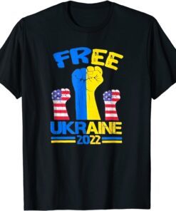 Free Ukraine American Stand With Ukraine T-Shirt