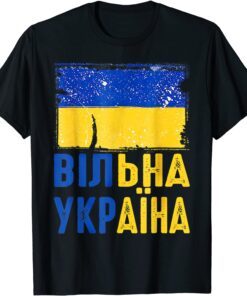 Free Ukraine Stand With Ukraine Pray For Ukraine Love Ukraine Flag Shirt