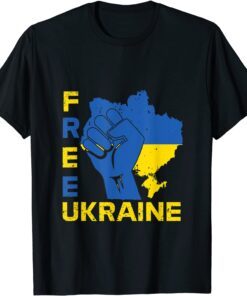 Free Ukraine, We Stand With Ukraine, Support Ukraine Free Ukraine T-Shirt