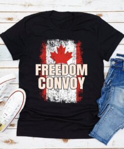 Freedom Convoy 2022 , Canadian Flag Tee Shirt