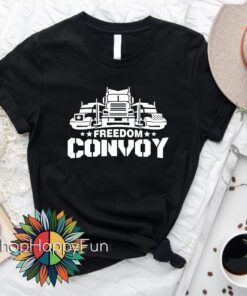 Freedom Convoy 2022 Canadian Trucker Tee Shirt