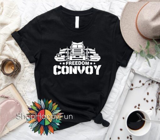 Freedom Convoy 2022 Canadian Trucker Tee Shirt