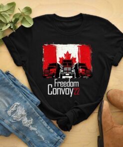 Freedom Convoy 2022 Canadian Truckers Tee Shirt