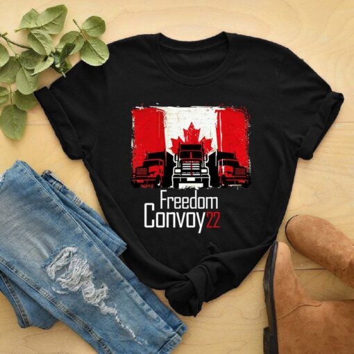 Freedom Convoy 2022 Canadian Truckers Tee Shirt